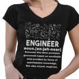 Funny Engineer Meaning Women V-Neck T-Shirt