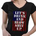Funny Fireworks Shirts For Men Women Day Drinking 4Th July Women V-Neck T-Shirt