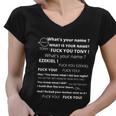 Funny Meme Tony And Ezekiel Hey Whats Your Name Women V-Neck T-Shirt