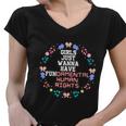 Girls Just Want To Have Fundamental Rights V2 Women V-Neck T-Shirt