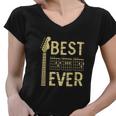 Guitarist Father Best Dad Ever D A D Chord Gifts Guitar Women V-Neck T-Shirt