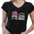 Happy 4Th Of July Funny Ultra Maga Women V-Neck T-Shirt