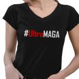 Hashtag Ultra Maga Usa United States Of America Women V-Neck T-Shirt