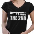 I Plead The Second Women V-Neck T-Shirt