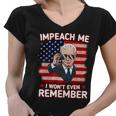 Impeach Me I Wont Even Remember Funny Joe Biden Women V-Neck T-Shirt