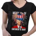 Joe Biden Merry 4Th Of Fathers Day Funny 4Th Of July Cool Gift Women V-Neck T-Shirt