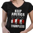 Keep America Trumpless Anti Donald Trump Women V-Neck T-Shirt