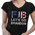 Lets Go Brandon Essential Fjb Tshirt Women V-Neck T-Shirt
