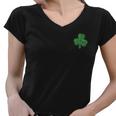 Lucky Shamrock St Patricks Day Graphic Design Printed Casual Daily Basic Women V-Neck T-Shirt