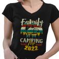 Matching Vacation Matching Family Camping Trip Women V-Neck T-Shirt