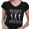 Money Over Bitches Tshirt Women V-Neck T-Shirt