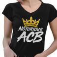 Notorious Acb Crown Amy Coney Barrett Women V-Neck T-Shirt