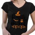 Perfectly Wicked Halloween Quote Women V-Neck T-Shirt