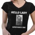 Poppys 80Th Birthday Women V-Neck T-Shirt