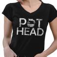 Pot Head V2 Women V-Neck T-Shirt