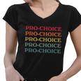 Pro Choice Retro Vintage Women V-Neck T-Shirt