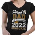 Proud Dad Of A Class Of 2022 Graduate V2 Women V-Neck T-Shirt