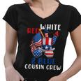 Red White And Blue Cousin Crew 2022 Meaningful Gift Cousin Crew 4Th Of July Cu Women V-Neck T-Shirt