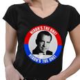 Retro Richard Nixon Nixons The One Presidential Campaign Women V-Neck T-Shirt