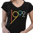 Retro Vintage 1992 30Th Birthday Women V-Neck T-Shirt