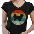 Retro Vintage Japanese Chin V2 Women V-Neck T-Shirt