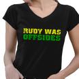 Rudy Was Offsides Tshirt Women V-Neck T-Shirt