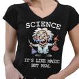 Science Its Like Magic But Real Tshirt Women V-Neck T-Shirt