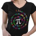 Spiral Pi Day Women V-Neck T-Shirt