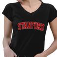 Stanford California Ca Vintage Sports Logo Women V-Neck T-Shirt