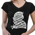 Strong Women Rights Funny Empowering Feminism Gift For Her Gift Women V-Neck T-Shirt