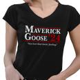 Talk To Me Goose Marverick Goose Women V-Neck T-Shirt