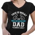 This Is What A Cool Dad Looks Like Gift Women V-Neck T-Shirt