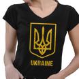 Ukraine Trident Shirt Ukraine Ukraine Coat Of Arms Ukrainian Patriotic Women V-Neck T-Shirt
