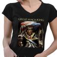 Ultra Maga Maga King The Great Maga King Tshirt V4 Women V-Neck T-Shirt
