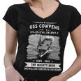 Uss Cowpens Cvl 25 Uss Cow Pens Women V-Neck T-Shirt