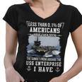 Uss Enterprise Cvn 65 Sunset Women V-Neck T-Shirt