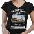 Uss Frank E Evans Dd Women V-Neck T-Shirt
