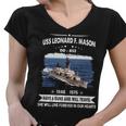 Uss Leonard F Mason Dd Women V-Neck T-Shirt