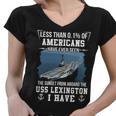 Uss Lexington Cv 16 Sunset Women V-Neck T-Shirt