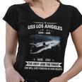 Uss Los Angeles Ssn Women V-Neck T-Shirt