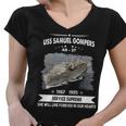 Uss Samuel Gompers Ad Women V-Neck T-Shirt