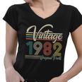 Vintage 1982 Original Parts 40Th Birthday Women V-Neck T-Shirt