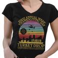 Wkrp Thanksgiving Turkey Drop Funny Retro Tshirt Women V-Neck T-Shirt