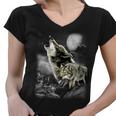 Wolf Wilderness Tshirt Women V-Neck T-Shirt