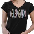 Womens Color Guard Mama Life Color Guard Mom Women V-Neck T-Shirt