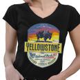 Yellowstone National Park Tshirt V2 Women V-Neck T-Shirt