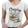 Cruise Squad 2022  Family Cruise Trip Vacation Holiday  Women V-Neck T-Shirt