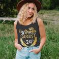A Queen Was Born On August 24 Girly August 24Th Birthday Unisex Tank Top