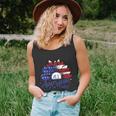 All American Babe Sunflower American Flag 4Th Of July Unisex Tank Top