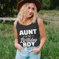 Aunt Of The Birthday Boy Son Matching Family Gift Unisex Tank Top